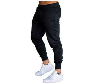 Gym fitness pantalons et pantalons de sport décontractés empilés pour hommes pantalons de jogging avec poches latérales - Product Image 2