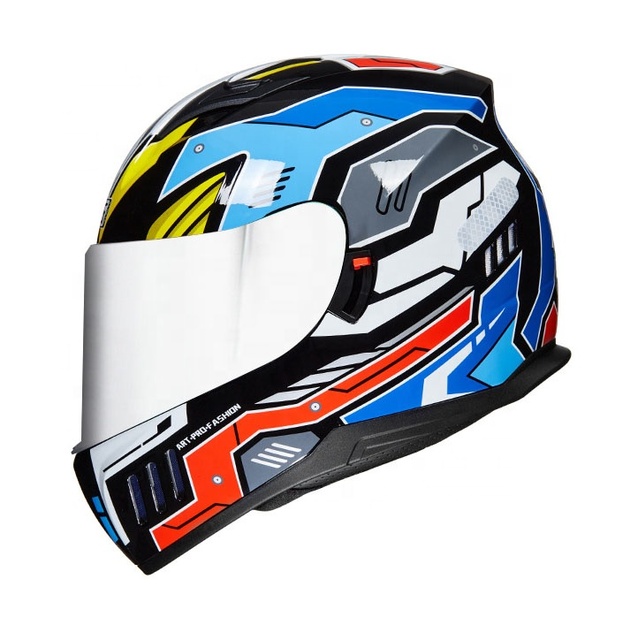 Wholesale DOT ECE Certified Approved Motorbike Cross Country ABS Helmet Capacete De Motocicleta Full Face Motorcycle Helmet