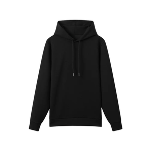 Sweat à capuche noir premium unisexe, vêtement d'hiver, polaire doux, sweat à capuche décontracté, mode de rue pour hommes et femmes, personnalisé - Product Image 1