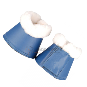 Bottes de protection en cuir PU imperméable et polyester teddy conçues pour l'entraînement quotidien à l'équitation - Product Image 2