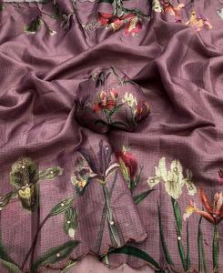 El último Sari de diseñador indio llamativo, Sari indio tradicional, ropa de fiesta exclusiva para festivales, ropa de novia, Sari de aspecto rico - Product Image 2