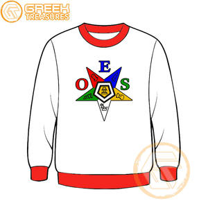 Commande personnalisée de l'étoile de l'Est sweat-shirt brodé en molleton de coton pull de haute qualité vêtements grecs OES sweat-shirts - Product Image 3