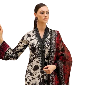 Prix pas cher Robes décontractées de qualité supérieure pour la saison d'hiver du Pakistan Robes à manches longues respirantes lavables et lavables pour femmes - Product Image 6