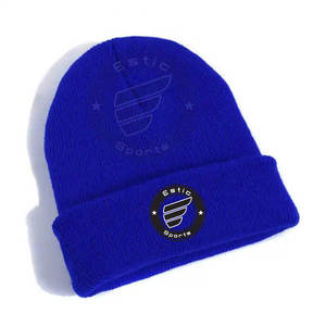 Vente chaude hommes hiver bonnets multicolore unisexe couleur unie unie vierge laine tricot bonnets chaud en gros tricot bonnet - Product Image 2