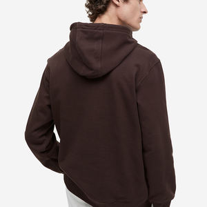 Moda ocio Patchwork personalizado al por mayor bordado Logo Fitness pulóver sudaderas Slim Fit hombres sudaderas con capucha sudadera - Product Image 4