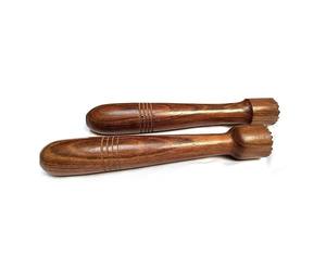 Juego de Trituradores de Cócteles de Madera Maciza de Primera Calidad, Herramientas de Bar Duraderas para Triturar Hierbas, Frutas, Cítricos y Hielo de Forma Eficiente - Product Image 1