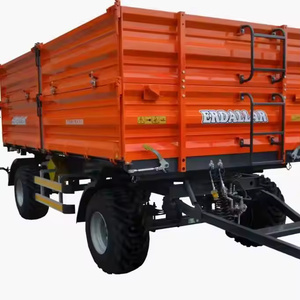 Remorque à benne hydraulique pour tracteur agricole de haute qualité, neuve et d'occasion, avec moteur à engrenages principal pour l'agriculture - Product Image 2