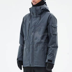 แจ็กเก็ตสกีสำหรับผู้ชายเสื้อแจ็คเก็ตขนแกะมีซิปปิดคอตั้งระบายอากาศได้ดีสำหรับผู้ใหญ่ใช้งานกลางแจ้ง - Product Image 1