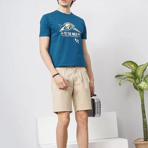เสื้อยืดพิมพ์ลายพัฟของผู้ชายเสื้อยืดผ้าคอตตอน/ใยไผ่สำหรับผู้ชายสั่งทำสีตามสั่ง - Product Image 4