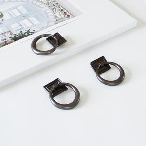 Tiradores de Anillo de Aleación de Zinc, Bronce Antiguo, para Cómodas, Tiradores Contemporáneos para Muebles, Armarios y Puertas, Duraderos - Product Image 2