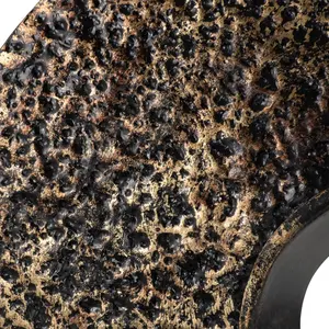 Bungalow Rose Aluminium Modern Textured Round Decorative Statue or Sagebrook Home Modern Textured modern polished <b>sculpture</b> - Product Image 3