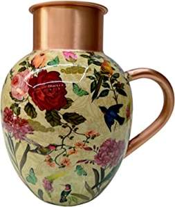 เหยือกทองแดงบริสุทธิ์แบบมีสไตล์,เหยือกรูปแอปเปิ้ลสำหรับเครื่องครัวบ้านโรงแรมร้านอาหารขวดน้ำอุปกรณ์สำหรับดื่มงานแต่งงานโต๊ะ - Product Image 3