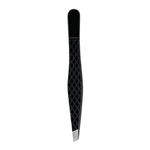 Pinzas Profesionales de Acero Inoxidable con Punta Inclinada para Depilación de Cejas - Product Image 2