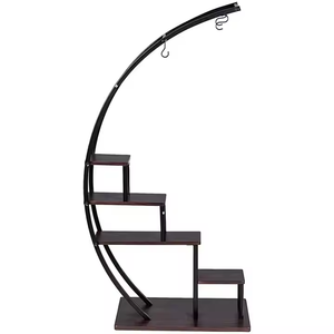 Support à plantes vertical en métal de qualité supérieure, étagère à fleurs multi-niveaux pour balcon, présentoir de jardin intérieur/extérieur, vente en gros - Product Image 5