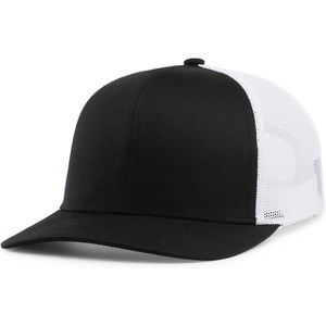 Gorra de camionero bordada en blanco con 6 paneles, servicio OEM personalizado, estilo único, ligero, informal, de malla, para hombre - Product Image 1