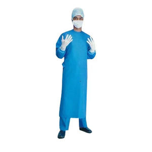 Bata de Hospital Desechable para Adultos, de Alta Calidad, Impermeable, con Costuras Selladas, Vestido de Aislamiento Médico, Ropa de Seguridad para Enfermeras y Cirujanos - Product Image 1