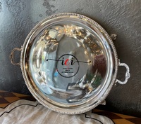 Nouvel arrivage Décoration du festival du Ramadan Plateau rond en laiton de luxe de haute qualité pour le festival du Ramadan Taille et design personnalisés