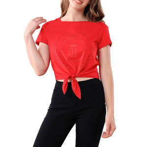 Camiseta Corta Informal de Verano de Algodón/Poliéster, Talla Grande, Alta Calidad, Venta al por Mayor de Fábrica - Product Image 1