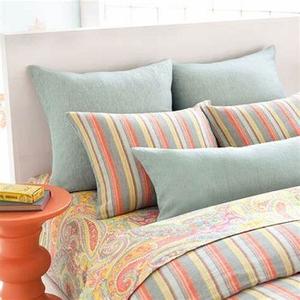 Housses de coussin en coton, taillées en forme de taie d'oreiller pour canapé, gris uni, multicolores, à rayures tissées - Product Image 5