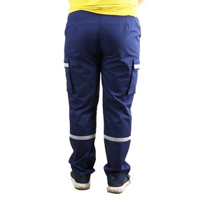 Overoles de Trabajo 100% Algodón, Ropa de Trabajo de Construcción al por Mayor, Overol Azul Marino Oscuro Reflectante para Trabajadores - Product Image 2