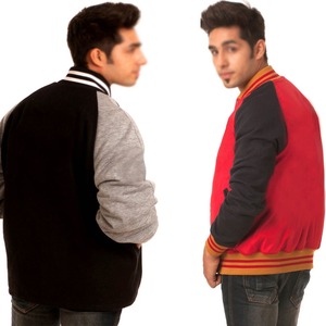 High Street Style Long Letterman Jacket Manga de cuero fino Stand Collar Fabricante Varsity Design Pakistan Vendor Coated - Product Image 6