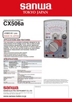 Multímetros Japoneses de Alta Precisión de la Marca SANWA (CD700/CD771) - Último Modelo de Medidor Digital para Mantenimiento Eléctrico