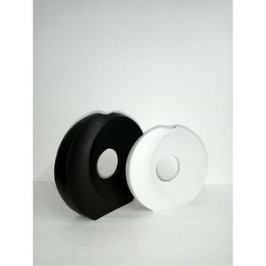 Florero de Diseño Abstracto Facetado, Florero Minimalista de Metal Mate para Escritorio, Centro de Mesa Contemporáneo para Decoración de Hoteles y Oficinas - Product Image 3