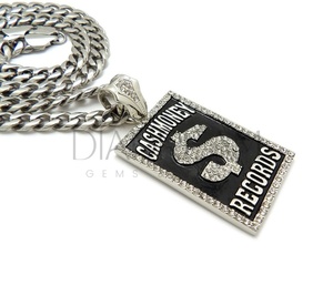 Chaîne de Moissanite cubaine la plus vendue Collier Hip Hop en argent sterling 925 avec pendentif en argent comptant pour fiançailles ou fête - Product Image 3