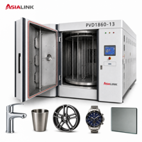 Machine de revêtement sous vide AsiaLink PVD avec moteur et pompe PLC pour le revêtement dur des outils de coupe et des moules