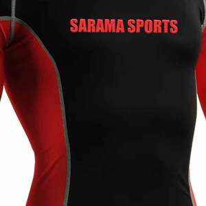 Vêtements de sport, couleur unie, rashguard pour homme, fabriqué au Pakistan, rashguard pour homme, vente chaude, rashguard respirant pour homme - Product Image 3