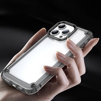 Funda Protectora Semitransparente a Prueba de Golpes de TPU+Acrílico de Color Puro para 15 Ultra 15 Pro Max