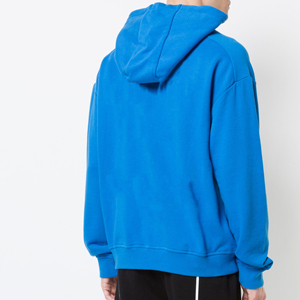 Sweats à capuche et sweat-shirts pour hommes sérigraphie logo coton mélangé surdimensionné industrie tendance broderie Sweats à capuche thermiques pour hommes - Product Image 2