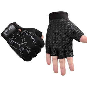 Venta al por mayor de guantes de fitness de medio dedo para entrenamiento y entrenamiento de gimnasia diseño personalizado y etiquetado privado para levantamiento de pesas - Product Image 1