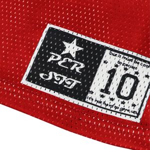 Camiseta de Entrenamiento Sublimada con Cuello en V, Altamente Recomendada, Nombre y Número del Equipo Personalizados, Ropa de Fútbol Retro de Malla de Poliéster - Product Image 5