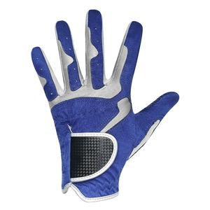 Gants de golf en cuir de haute qualité avec logo personnalisé, couleur unie, peau de mouton, main gauche et droite, protection UV pour le sport - Product Image 5