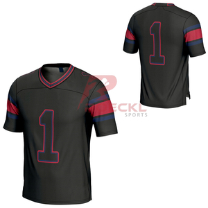 Camiseta de fútbol americano Camiseta de fútbol de práctica en blanco Camiseta de fútbol Deportivo de malla Color azul - Product Image 6