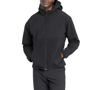 Veste coupe-vent imperméable pour homme, vêtements de sport d'extérieur, fermeture éclair, 100% polyester léger, vestes d'extérieur - Product Image 3