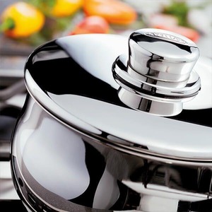 Casserole en acier inoxydable robuste, écologique, lavable au lave-vaisselle, avec couvercle, en métal, pour hôtel, restaurant, fête, ustensiles de cuisine - Product Image 2