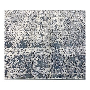 Ellington Rugs 'Tapis moderne en laine de viscose nouée à la main Motif traditionnel effacé Décoration intérieure esthétique avec touche luxueuse - Product Image 6
