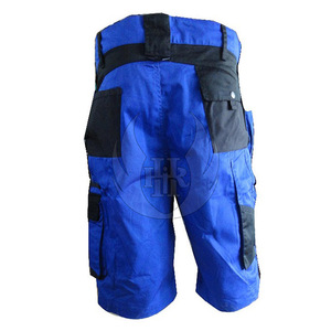 Shorts de travail pour hommes en gros, OEM, cargo, uni, polyester royal, couture lourde, multi-poches, respirant, séchage rapide - Product Image 4