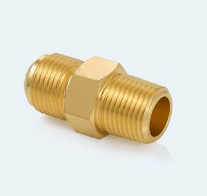 Raccord en laiton demi-union 5/8 pouce x 1/2 NPT, lot de quatre, pour compresseur de réfrigération CVC et raccords de conduite de carburant - Product Image 3