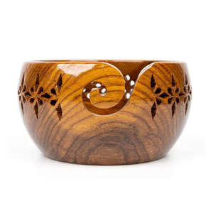Nuevo Soporte de Hilo de Madera Hecho a Mano al por Mayor, Caja de Almacenamiento de Hilo para Tejer y Ganchillo, Cuenco para Bolas de Hilo, Regalo para el Cumpleaños de la Madre - Product Image 2