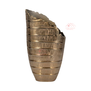 Ensemble de vases décoratifs de table en aluminium avec glaçure transparente pour la décoration de Diwali, fabriqué en fer, bois, laiton - Product Image 2