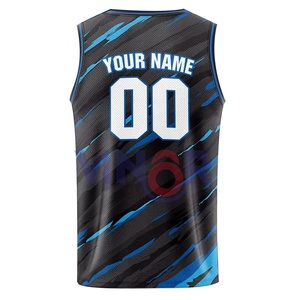 Mesh Réversible Top Qualité Hommes Formation Basketball Débardeur Dernier Maillot De Basket-Ball Conception Personnalisé Maillots De Basket-Ball - Product Image 2