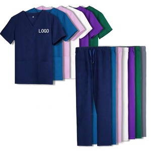 Uniformes personnalisés Uniformes Conjuntos De Uniformes Spandex Extensibles Infirmières Médicales Scrubs Uniformes Ensembles Femme - Product Image 3