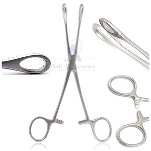 Pinces chirurgicales manuelles en acier inoxydable, durables, réutilisables, instruments chirurgicaux de haute qualité pour la chirurgie générale, fabriquées au Pakistan - Product Image 1