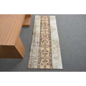 พรมขนแกะสีเบจสไตล์วินเทจ21X52ฟุตงานปะติดผนังขนาดใหญ่คลาสสิกงานแฮนด์เมดพรมปูพื้นด้านหลังเป็นยาง - Product Image 1