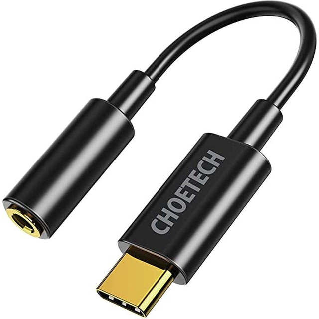 Choetech AUX003 USB-C to 3.5 mm Audio Connector Audio Video Splitter & Converter