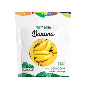 Tropickout chuối đông khô 100% trái cây không đường thêm giòn thuần chay Snack Gluten miễn phí nhãn sạch - Product Image 4