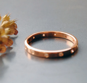 Bague de mariage en diamant cultivé en laboratoire en or 10 carats bijoux en diamant de laboratoire bague de fiançailles bague de fiançailles cadeau alliance - Product Image 1